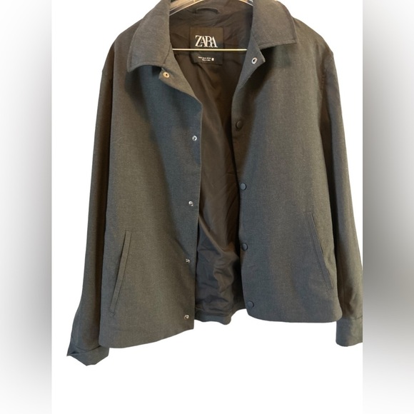 Zara Jackets & Blazers - Zara, dark gray extra large lightweight jacket